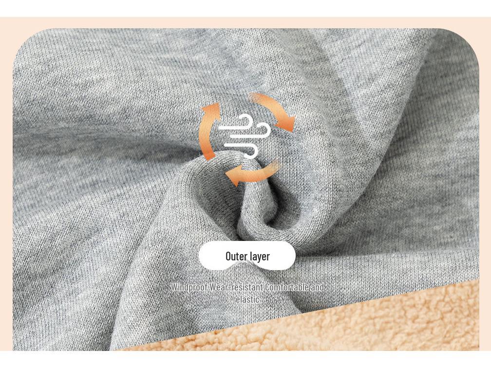 Kinder Fleece Sweatpants - Warme Winter Leggings, Trendige Lammfellhose für Kinder