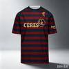 Genoa 133 Years Commemorative Edition Jersey 2026/27 Fan Version 3D Print Short Sleeve Quick Dry Sports T-Shirt Family Matching Unisex