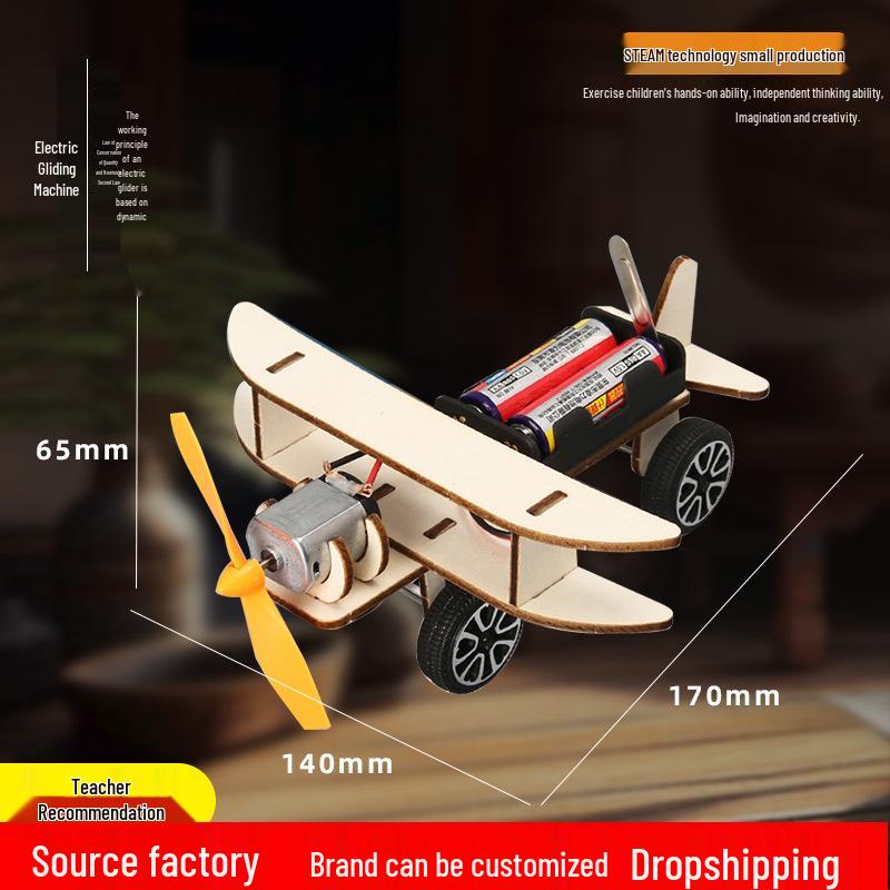 Electric Glider DIY Kit: Science Experiment for Kids' Hands-On Learning