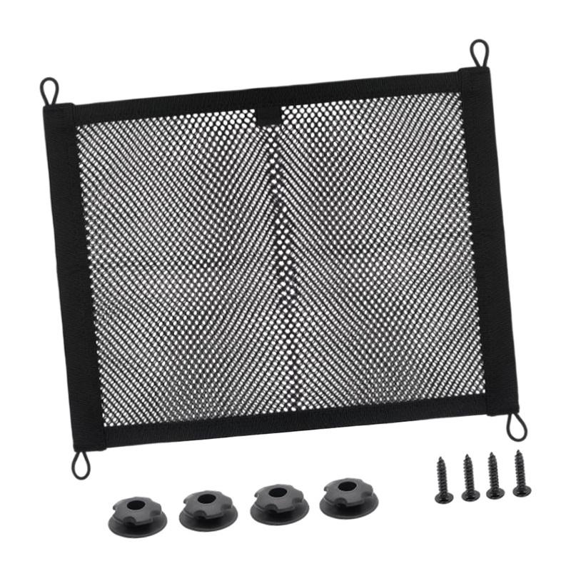 Car Front Seat Storage Net Universal For most Cars SUVs Trucks Car Cargo Net Elastic Mesh Luggage Cargo Storage