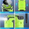 Portable Waist Clip Fan Mini Hanging Neck Fans USB Rechargeable Fans Outdoor Working Camping Waist Fan With Power Bank LED Light