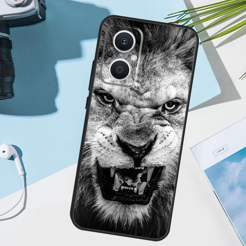 Roaring Lion Cover For OPPO Reno 12 F 13F 14F 11F 10 11 13 14 Pro 7 8 Lite OPPO Find X9 X5 X6 X8 Pro Case