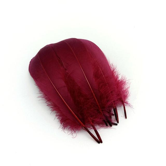 20pcs /Lot Goose Feathers For Crafts Diy Pluams Jewelry Making Wedding Clothing Decoration Accessories Needlework Plumes 15 .20cm