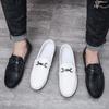 Men's Shoes Doudou Shoes Summer New Korean Version Fashion Casual Leather Shoes Soft Sole Soft Surface Men's Shoes
