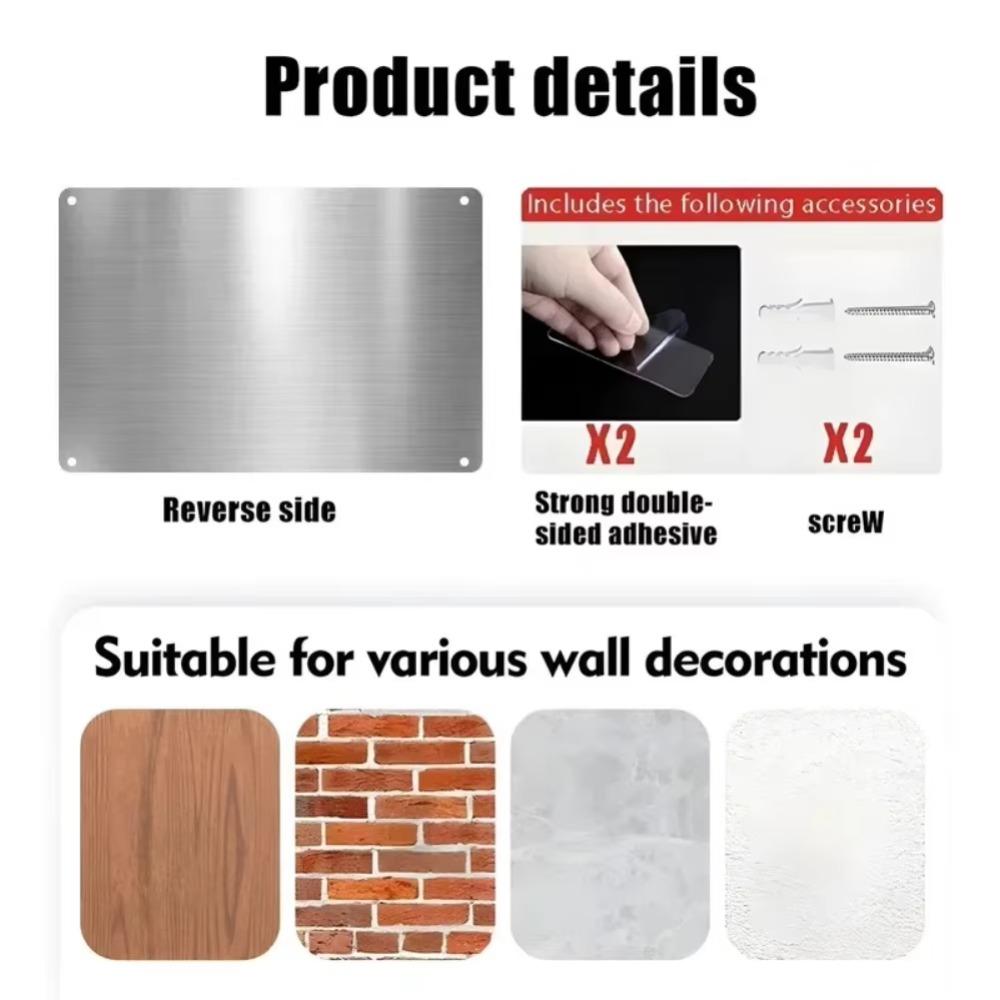 Dragon Metal Wall Art Fantasy Decor Aluminum Panel 7.9x11.8 Inch