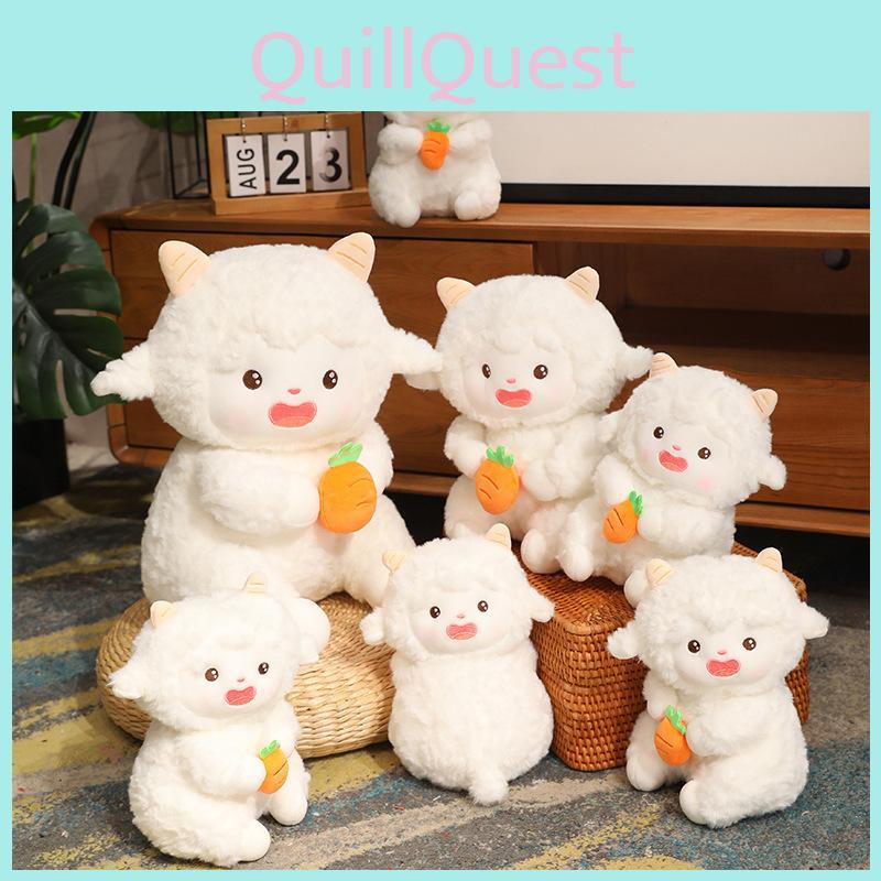 Plush Lamb Articulated Toy With Movable Joints Stuffed Animal Doll Kids For