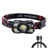 LED Light IR Motion Sensor Head Lamp Waterproof Rechargeable Rechargeable Headlight Waterproof Head Flashlight Fishing