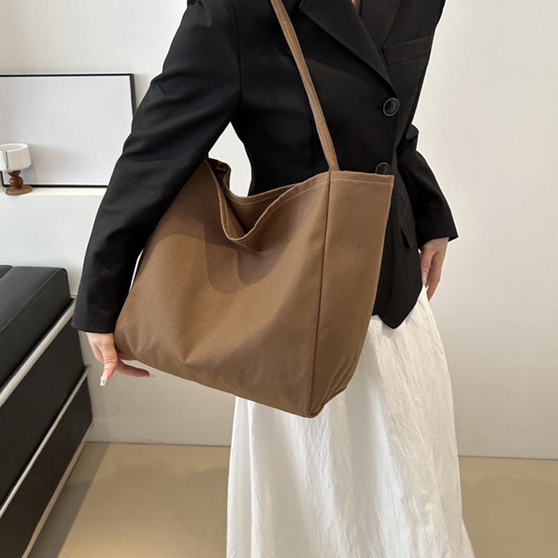 Женские повседневные холщовые сумки через плечо — фото 10