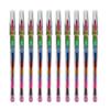 10/24Pcs Building Blocks Kid Crayons Stackable Crayons Kids Detachable Crayons