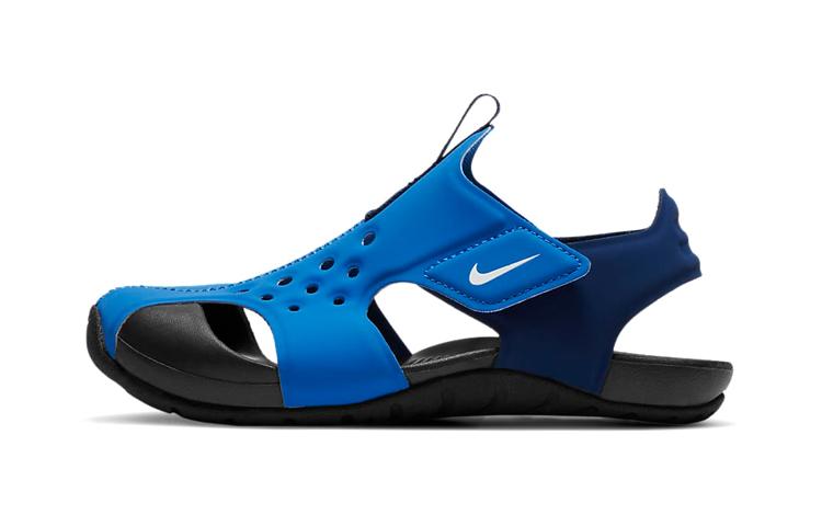 

Детские сандалии Nike Sunray Protect 2, нескользящие и дышащие, сине-черные, для детей от 3 до 7 лет, 943826-403 33.5