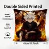 Hell's Paradise-Jigokuraku Anime Cushion Cover Pattern Printed Pillowcase for Living Room Sofa Cushion Cover & Bedroom Decor