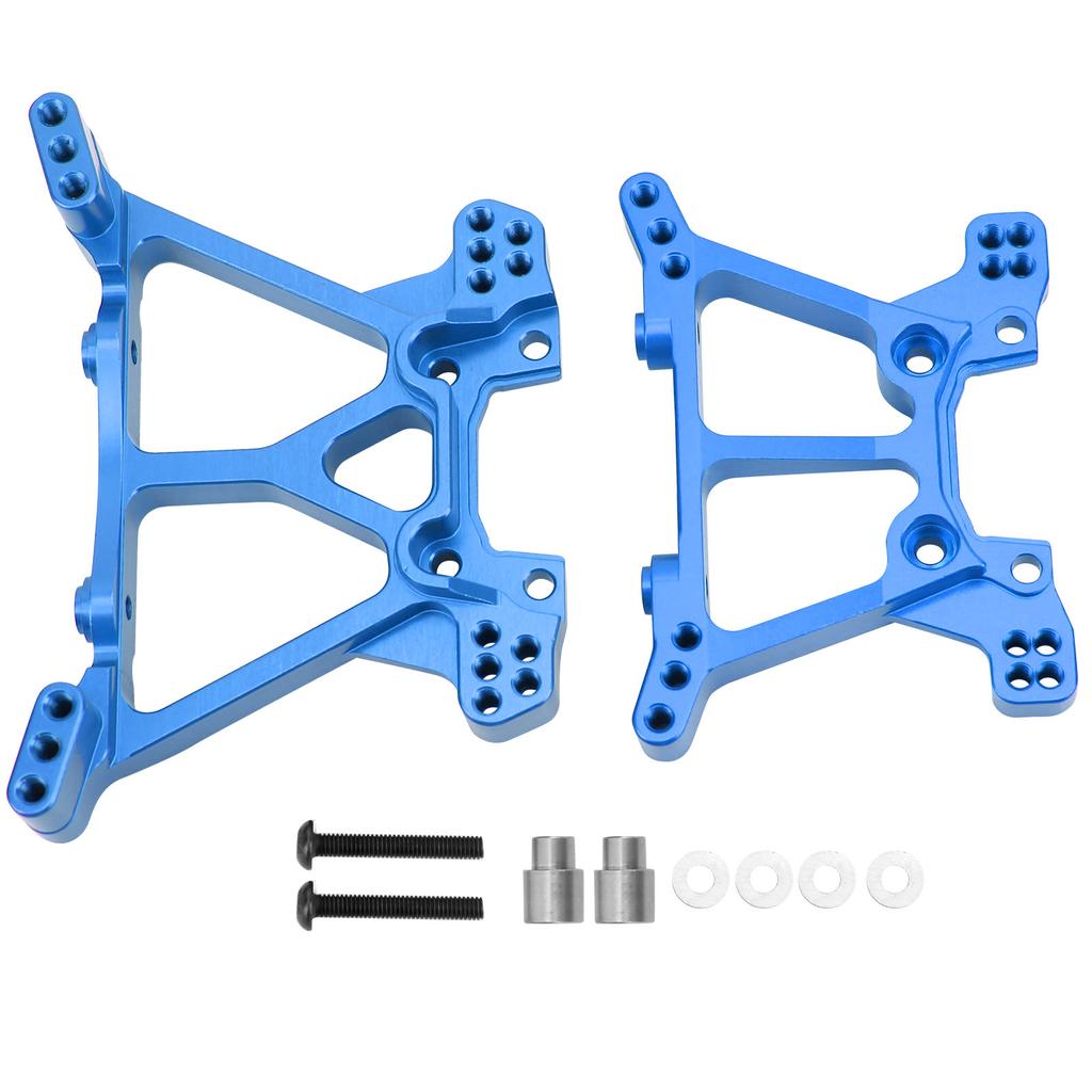 RC Aluminum Alloy Front Rear Shock Tower for Traxxas Slash 4X4 TSM 1 10 RC Car Upgrade PartsBlue