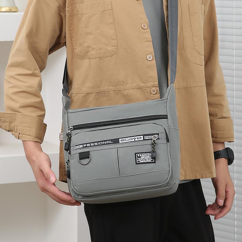 Pánská taška přes jedno rameno Módní sběratelská úložná taška Tašky přes rameno Obchodní volnočasová úložná dámská crossbody taška Pánská taška přes rameno
