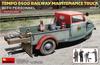 MiniArt Scale Tempo E400 Railway Maintenance Truck with 4 Plastic MA38063 1/35 Figures, Model,
