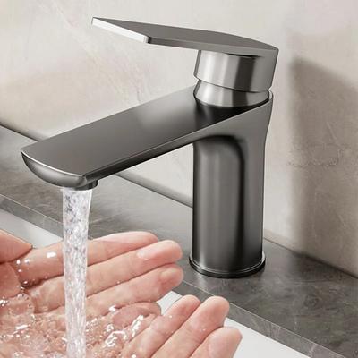 Bathroom Accessories Waterfall Bathroom Faucets SUS304 Bath & Cold Water Mixer Vanity Tap Deck Mounted Washbasin Crane