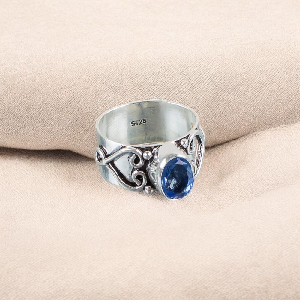 Tanzanite Gemstone 925 Sterling Silver Jewelry Handmade Ring For Birthday Gift RR-16-6