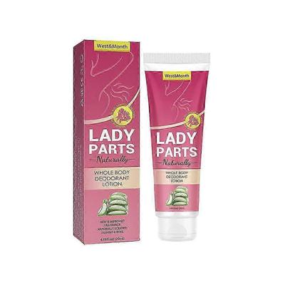 Ganzkörper- & Intimbereich-Deodorant für Frauen, Unsichtbare Creme für den Intimbereich, Aluminiumfreies Deodorant, Hypoallergen & Sicher für empfindliche Haut