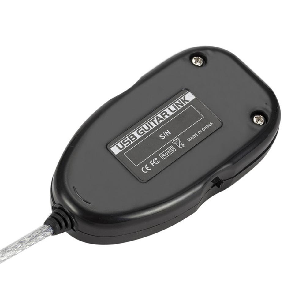 Guitar to USB Interface Link Cable Adapter   Connector Recorder for PCCelsiusComputer
