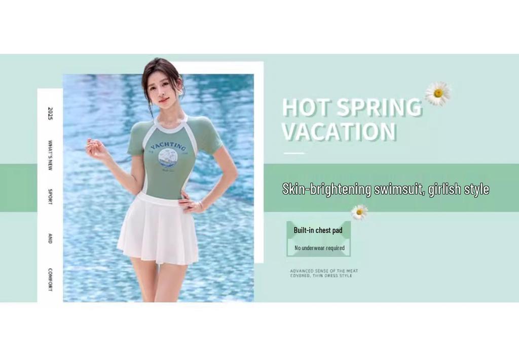 Costume da Bagno Intero Dimagrante di Alta Gamma da Donna 2026 - Design Trendy che Copre la Pancia per Allenamento in Piscina