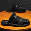 Men's shoes 2025 summer new large size breathable soft sole outdoor beach sandals wading one pedal dual-purpose cool slippers