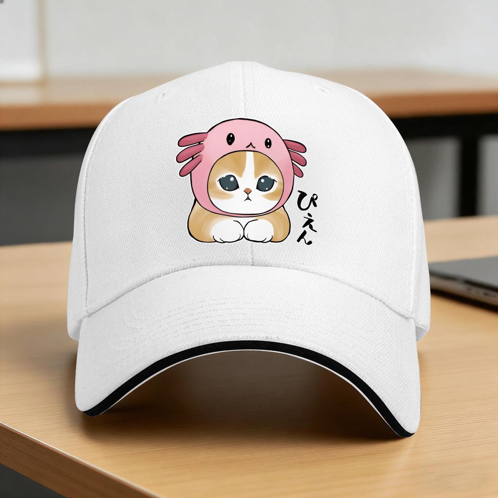 Sharks and Kittens Sun Baseball Cap  Summer Fashion Hip Hop Hats For Couple Women Outdoor Sports Baseball Caps