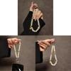 Portable Pvc Handcrafted Phone Lanyard With Peace And Joy Beads For Men And Women