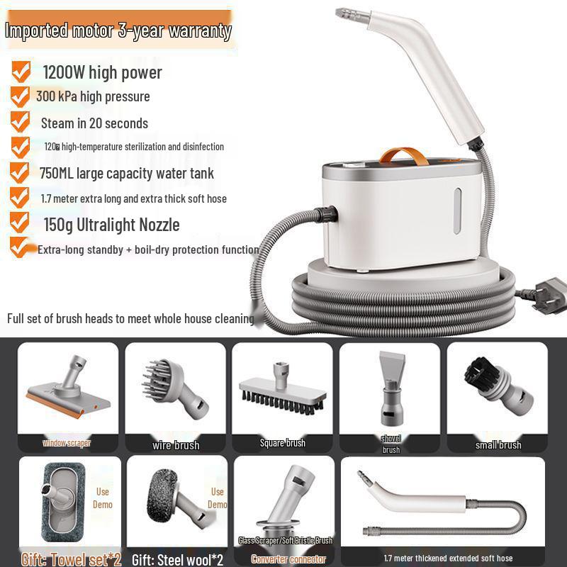 Multifunctional Handheld Steam Cleaner for Kitchen and Home