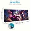 Cyberpunk Warrior Large Size Mouse Pad Large Gaming Table Cushion Nonslip Laptop Tablet Big Mousepad Xxl Mat Mini Pc Playmat With Lock Edge