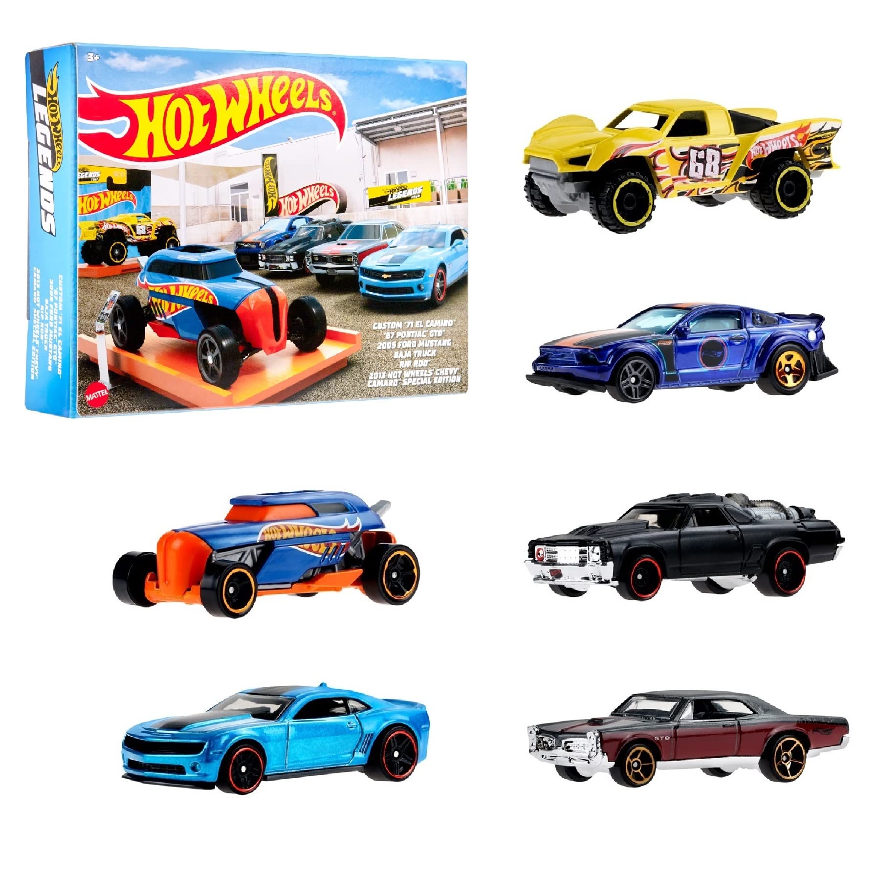 

Hot Wheels Legends Мини для детей от 3 лет Мультипак (6 Машин) (HLK50)