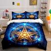 Decorative Star Pattern Set Soft Comfortable Duvet Cover Bedding Set Included 1*Duvet Cover & 2*Pillowcases, Gift