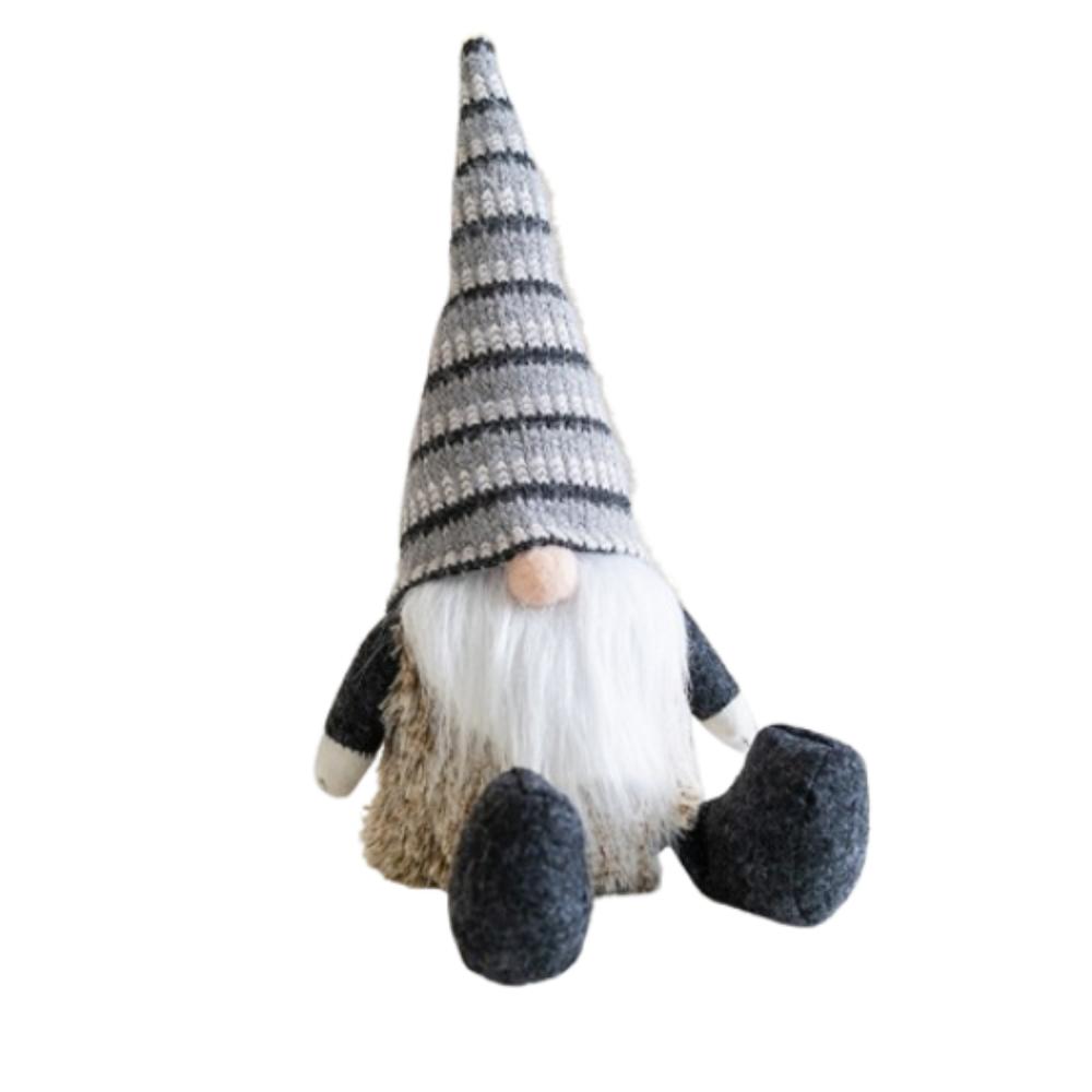 

Забавные рождественские гномы, плюшевые куклы, вязаное украшение «Счастливого Рождества», детские подарки серый