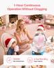 Electric Cotton Candy Machine, 1000W Commercial Floss Maker With Cover, Commercial Cotton Candy Machine w/Stainless Steel Bowl & Sugar Scoop, Ideal