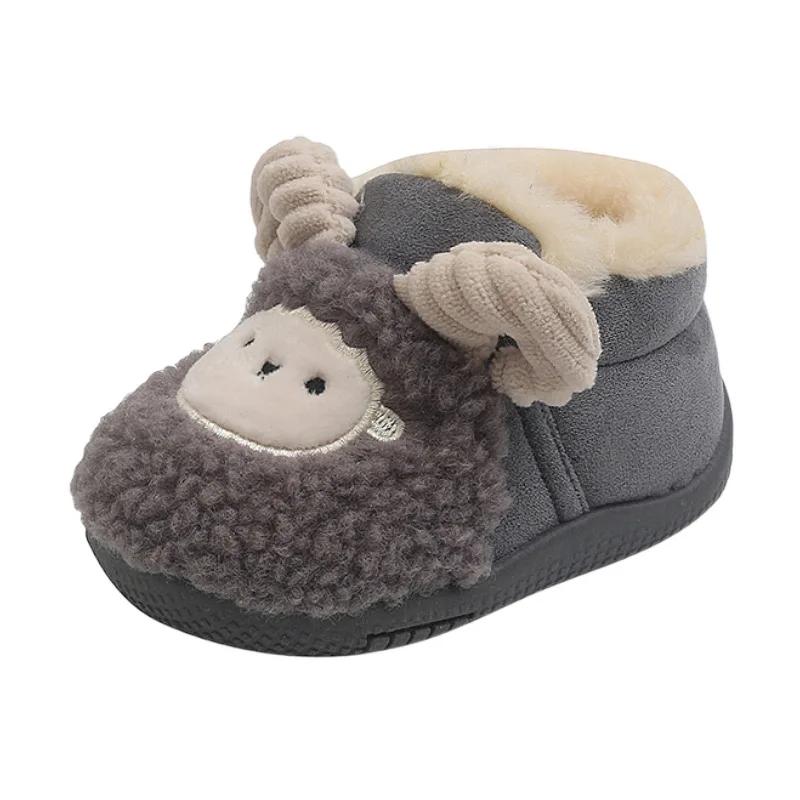 Girls' Boot New Baby Snow Boots Children Warm Winter Boots Cartoon Soft Sole Cotton Shoe Casual Boys Shoes Kids Shoes Zapatillas