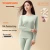 Yiershuang Women's Thermal Underwear Set with Cashmere & Silk