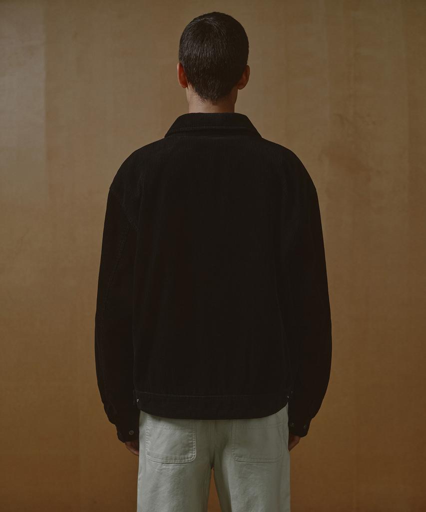 Musinsa Standard 8W Corduroy Work Jacket [Black]