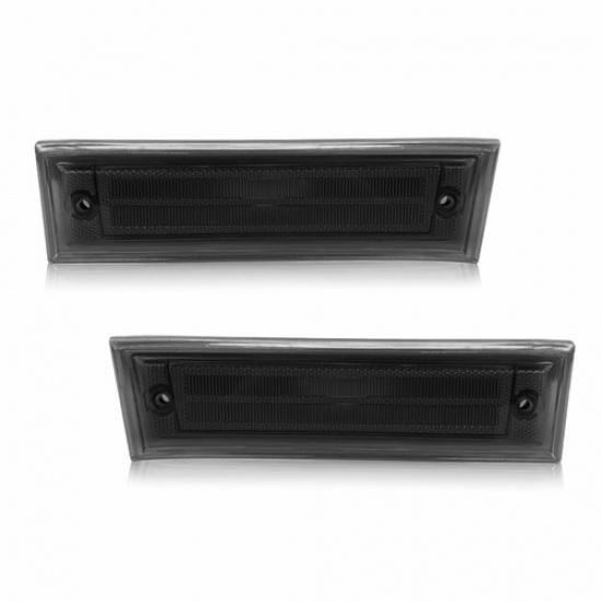 Smoked Side Marker Lights Housing For Chevrolet R2500 R3500 V3500 Pickup 1987-91