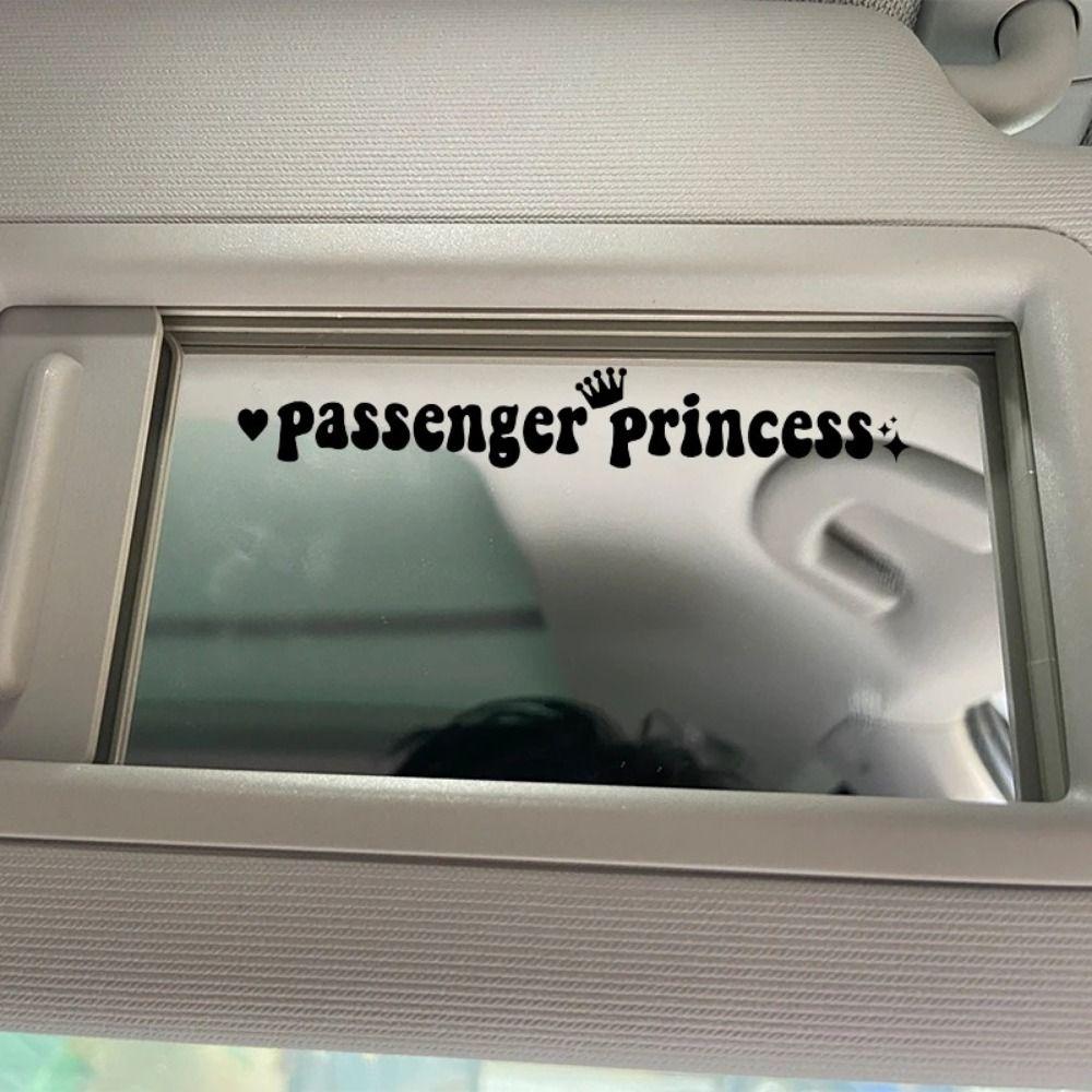 Reflective Passenger Princess Car Stickers  For Car/Laptop/Window/Motorcycle