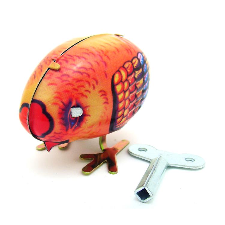 Chick Rice Eating Classic Retro 80s Wind-up Toy - Childhood Memories MS006