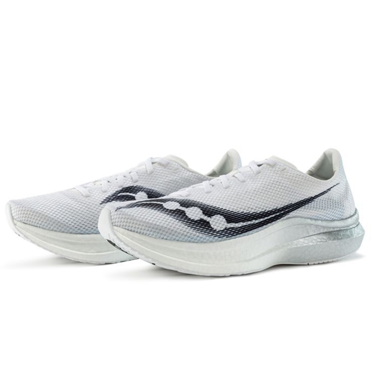 SAUCONY Endorphin Pro+ White Black Men Sneakers S20719-01