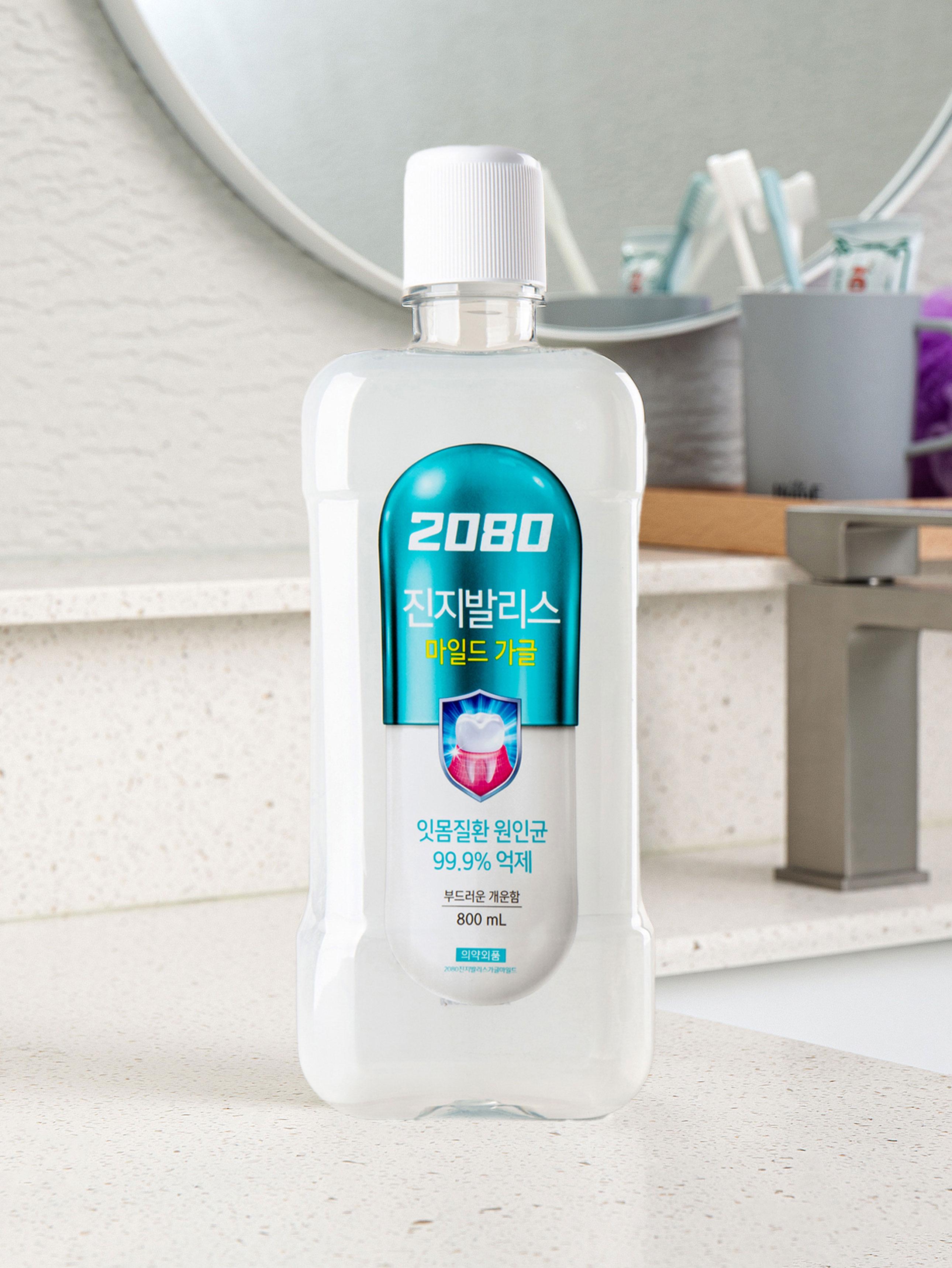 2080 Gingivalis Mild Mouthwash 800ml 1ea