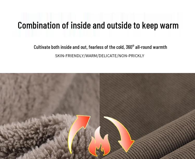 2024 Women's Slim Fit Fleece-Lined Cotton Pants: Winter Outerwear, Petite Wide Leg, Straight Leg Sportswear