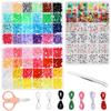 Rainbow Color Clay Pony Beads Bracelet Making Kit Jewelry Making Letter Beads Accessories Kit DIY Jewelry Art Handmade Supplies