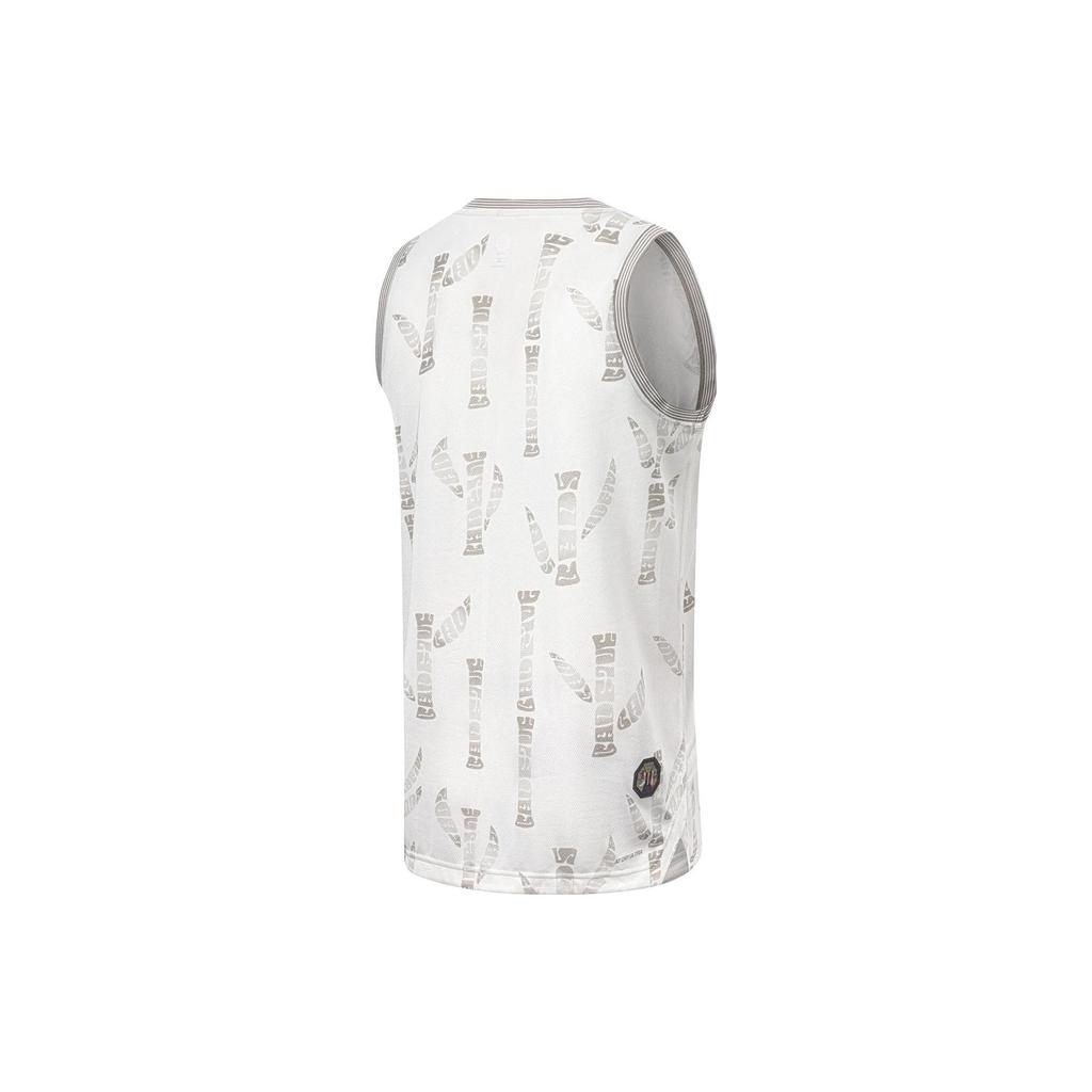 Li Ning Badfive Seven City Collaboration Letter Print Quick-Dry Loose Tank Top Men Tops AAYT721-1