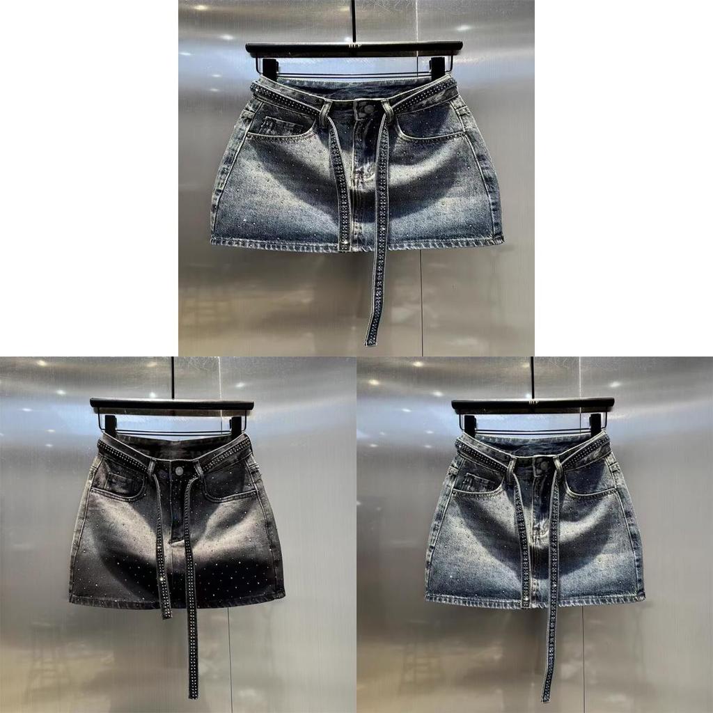 Vintage Denim Bleistiftrock Mit Blinking Design Und Stretch Für Sommer Chic Damen