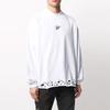WE11DONE High Neck WD Logo T-Shirt White Unisex Tops WD-TP6-20-001-U-WH