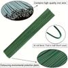 100pcs Dark Green Floral Stem Wire for DIY Crafts and Professional Flower Arrangements - Flexible and Durable Wire for Florists and Hobbyists Alike