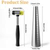 2026 New Bracelet Mandrel Sizer Set Including Two Way Rubber Hammer with Graduated Adjust Bracelet Making Jewelry-Making Tool