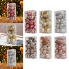 15Pcs Christmas Hanging Ornaments Decorative Xmas Balls Baubles for Holiday