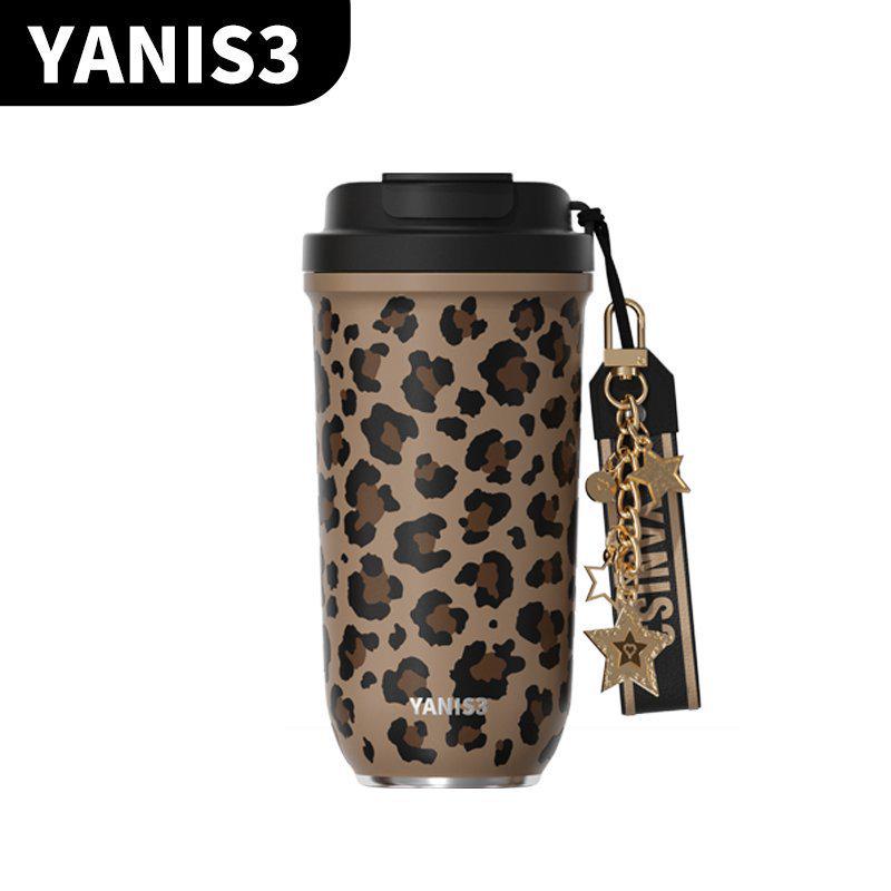 YANIS3 Leopardu Raksta Nerūsējošā Tērauda Izolēts