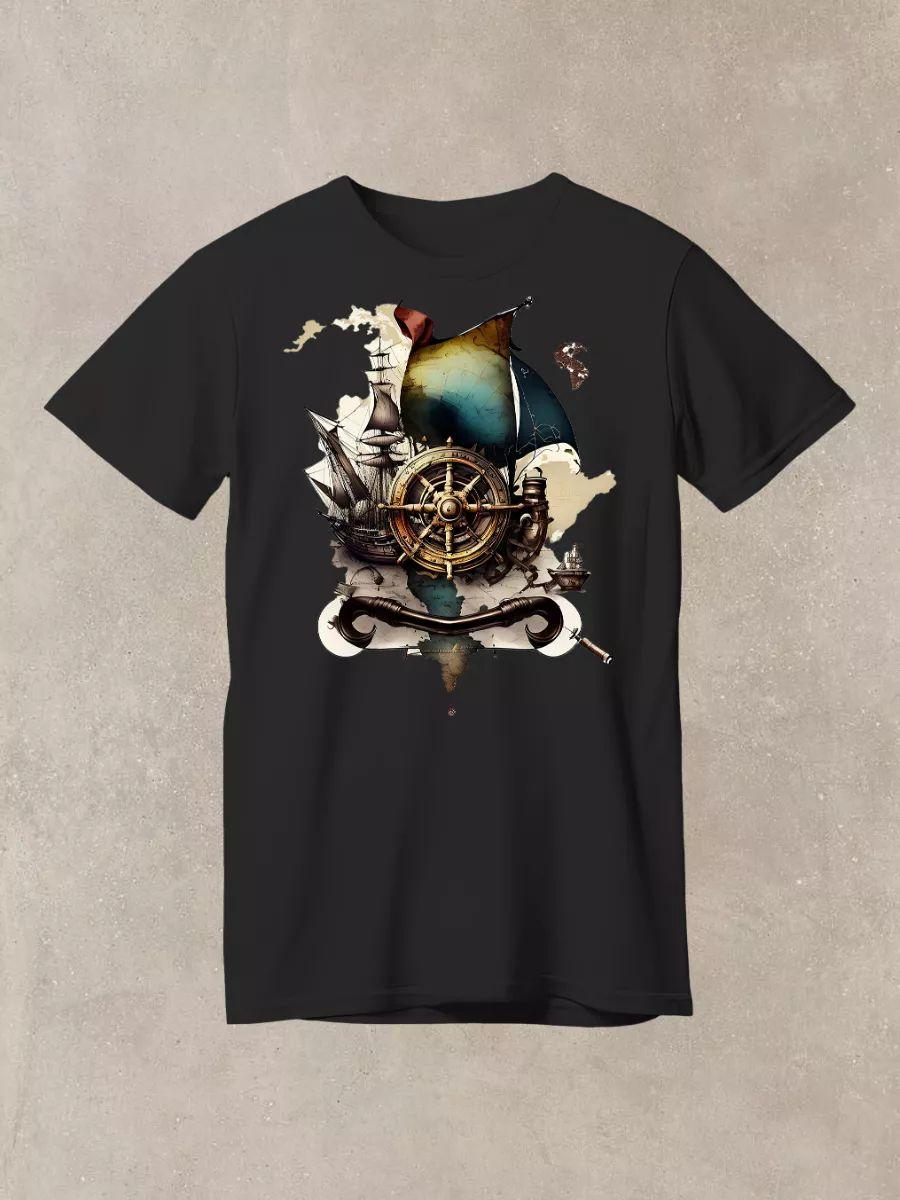 Pirate ship T-shirt 3XL